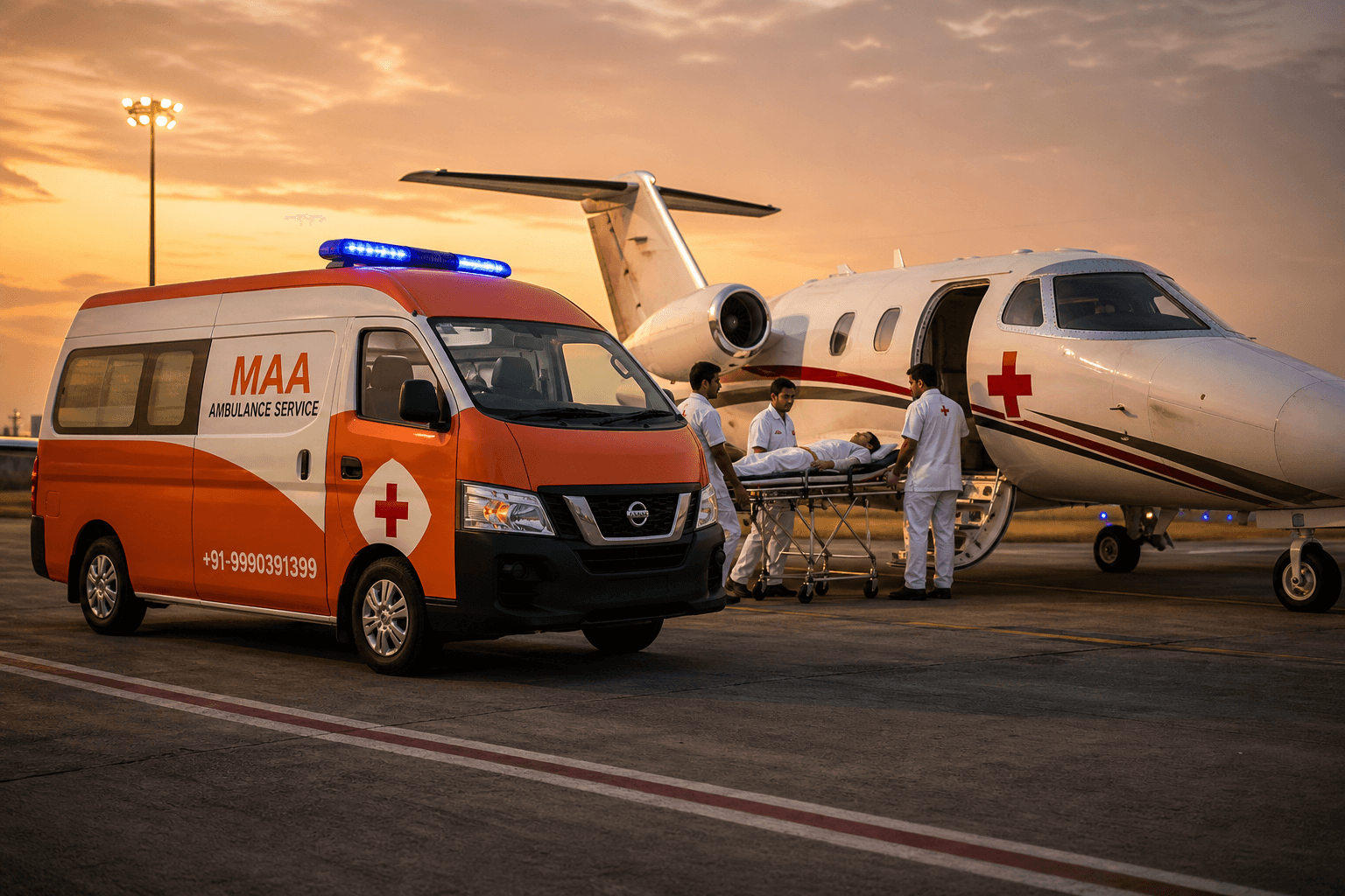 Air Ambulance Service — Maa Ambulance Services