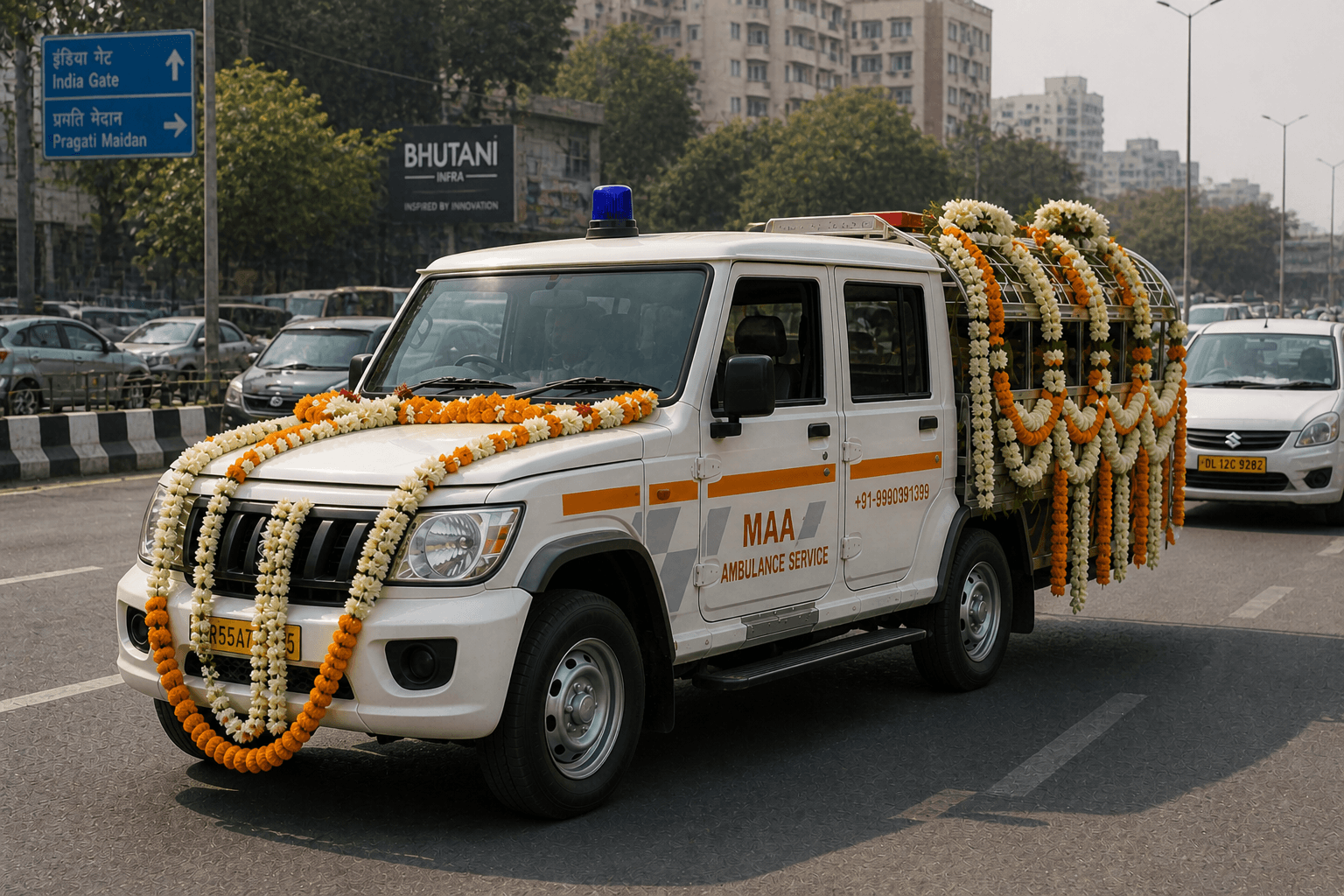 Cremation Ground Ambulance Service — Maa Ambulance Services