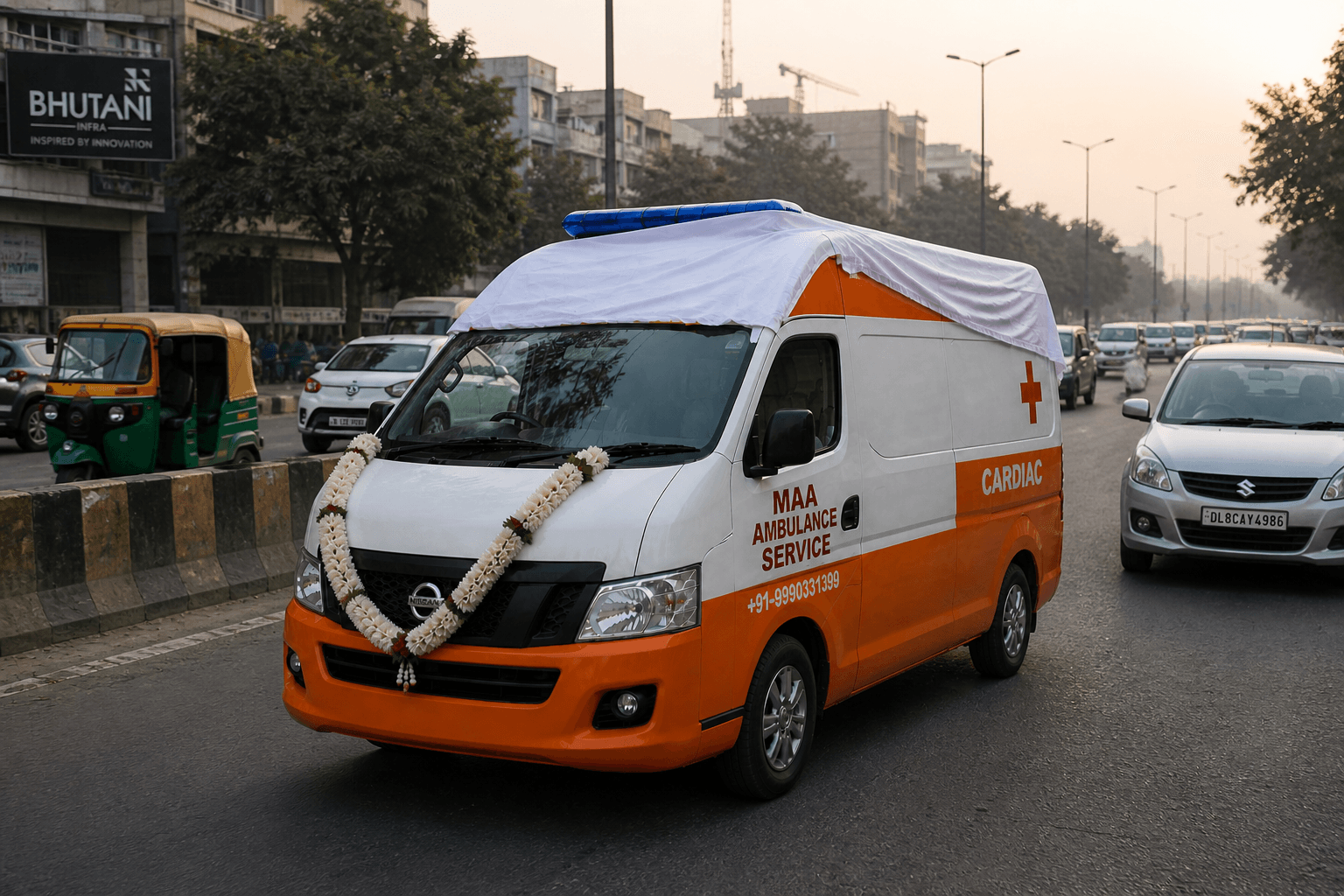 Funeral Ambulance Service — Maa Ambulance Services