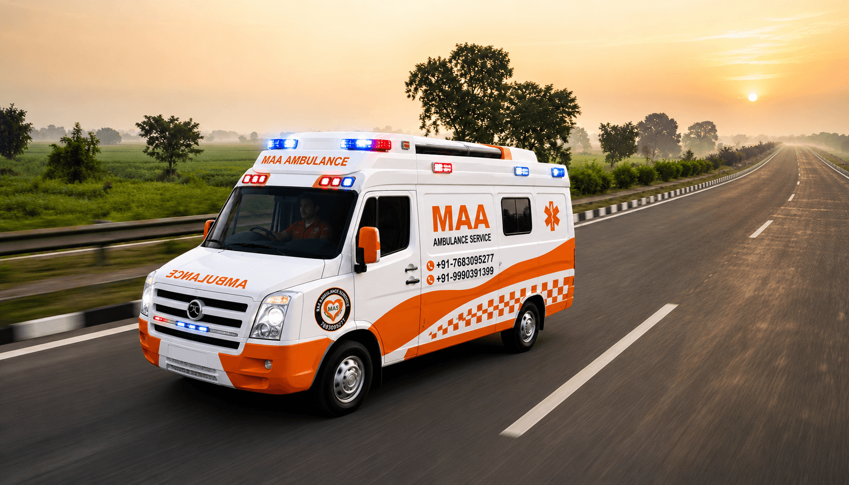 Outstation Ambulance Service — Maa Ambulance Services