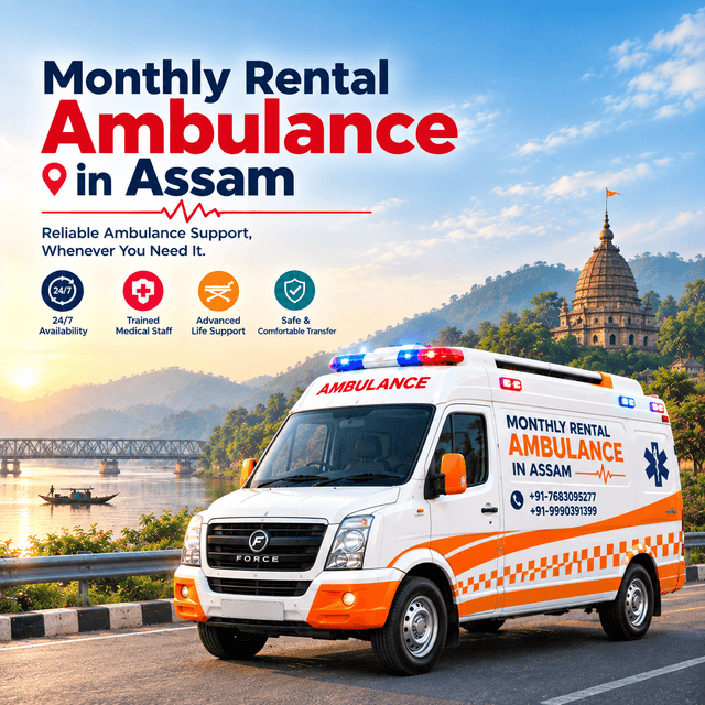 Monthly Rental Ambulance in Assam