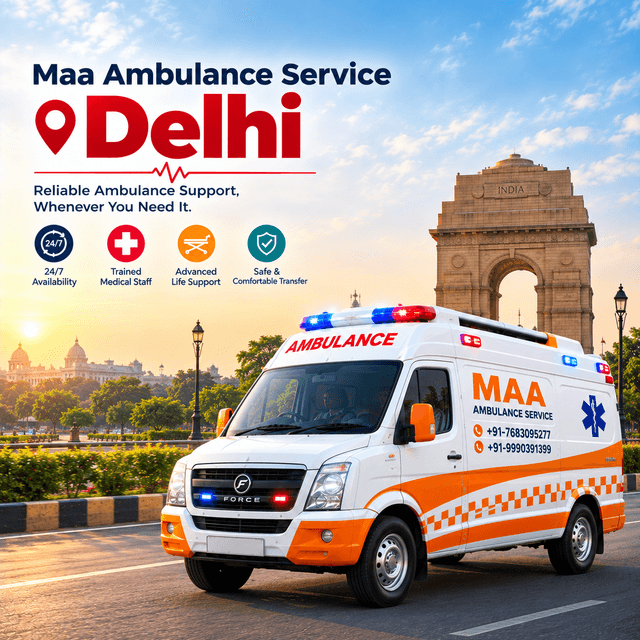 Monthly Rental Ambulance in Delhi